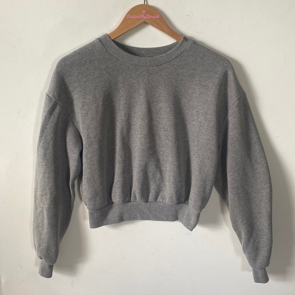 Wild fable gray Long-sleeve sweatshirt, Size M - Picture 2 of 8
